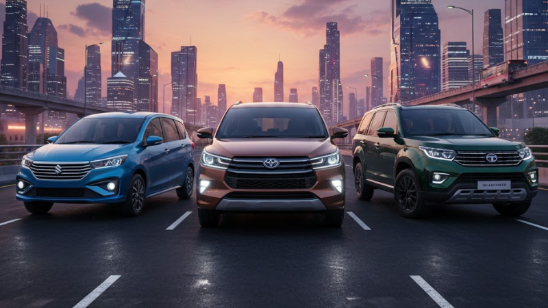 भारत में Best 7 Seater Petrol Cars 2026: फैमिली के लिए स्मार्ट चॉइस