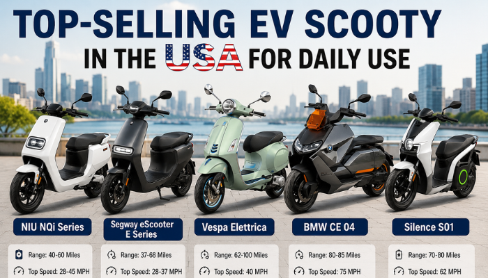 Top-Selling EV Scooty for Daily Use in the USA: Best Electric Scooter Options in 2026